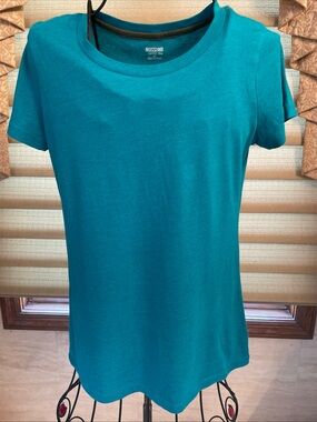 Women’s Mossimo Supply Co. Turquoise Green Short Sleeve T-Shirt Size Small